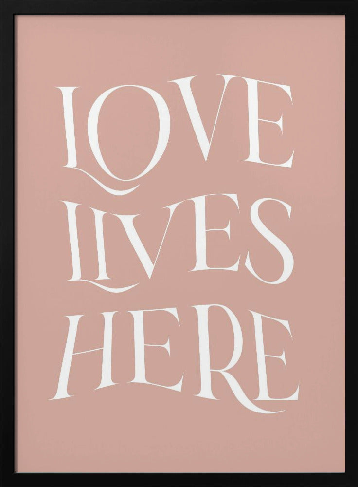 Liefde woont hier | Poster