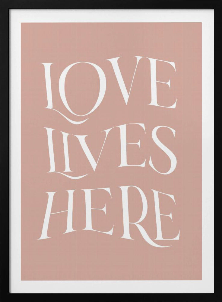 Liefde woont hier | Poster