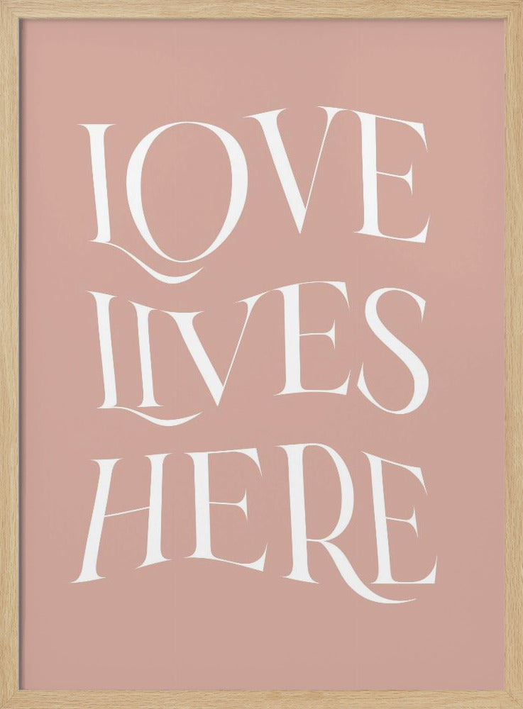 Liefde woont hier | Poster