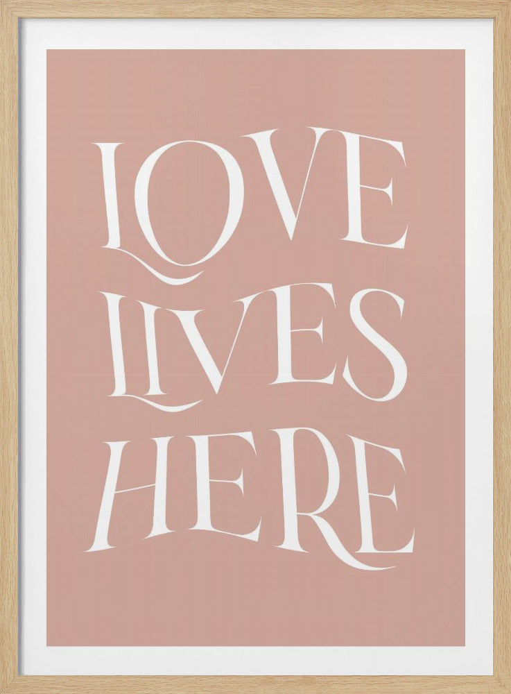 Liefde woont hier | Poster