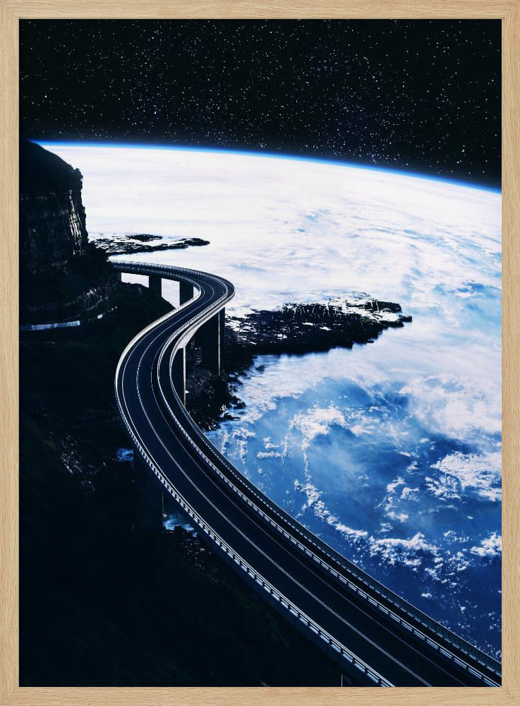 Weg naar oneindigheid | Poster