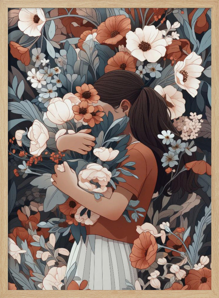 Bloemenomhelzing | Poster