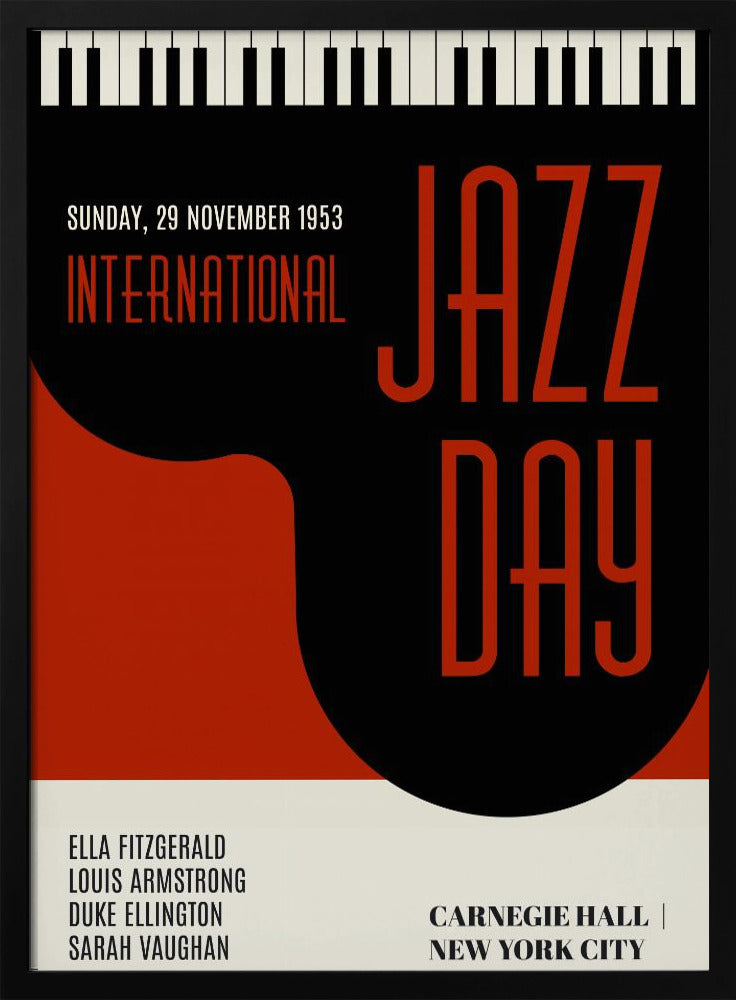 Jazzy Days Donkerrood | Poster