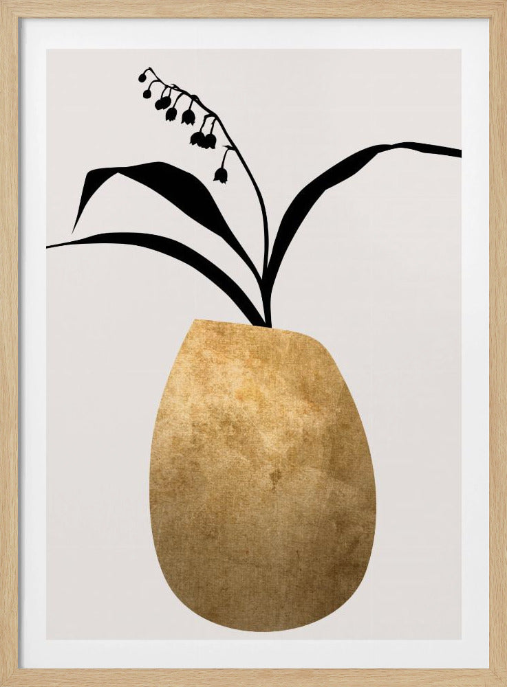 Water Lilies Gold | Poster