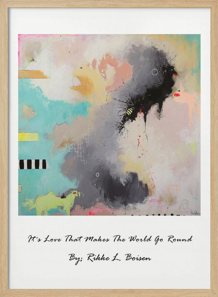 Het is liefde die de wereld laat draaien | Poster