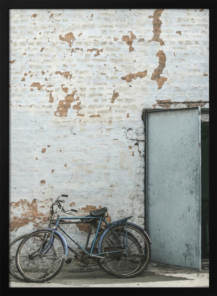 Rustieke fietsscène | Poster