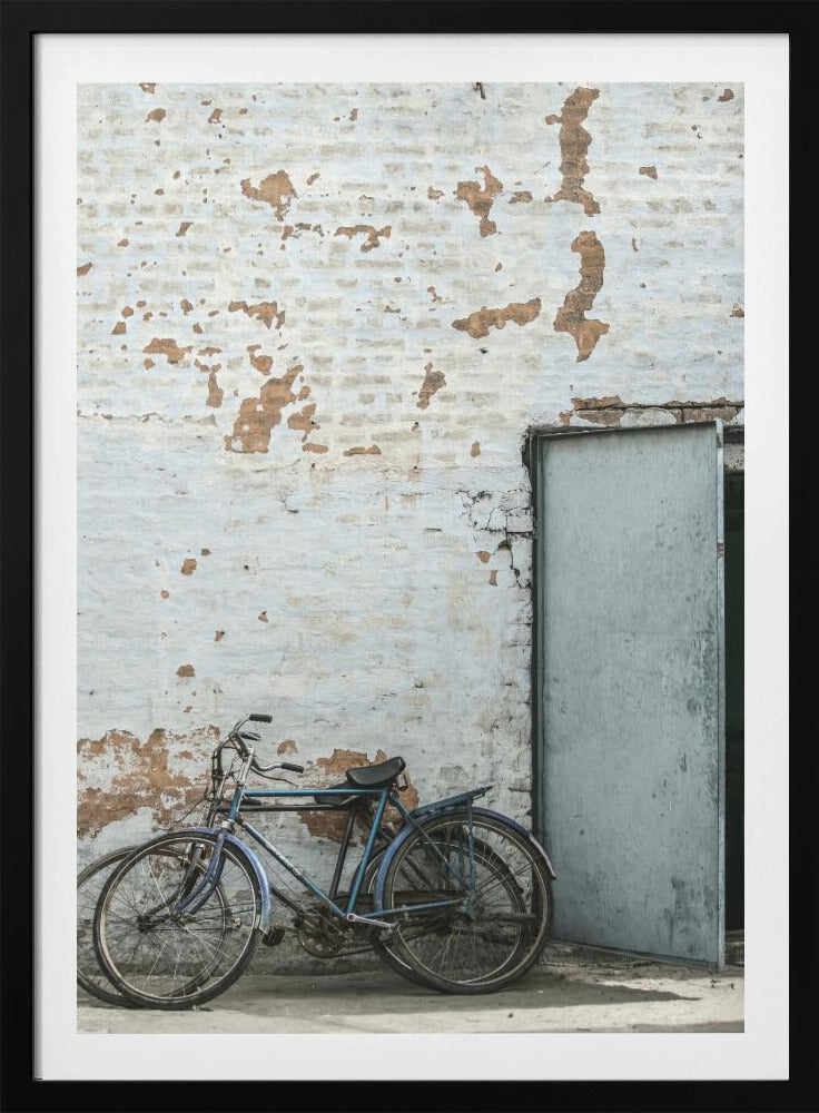 Rustieke fietsscène | Poster