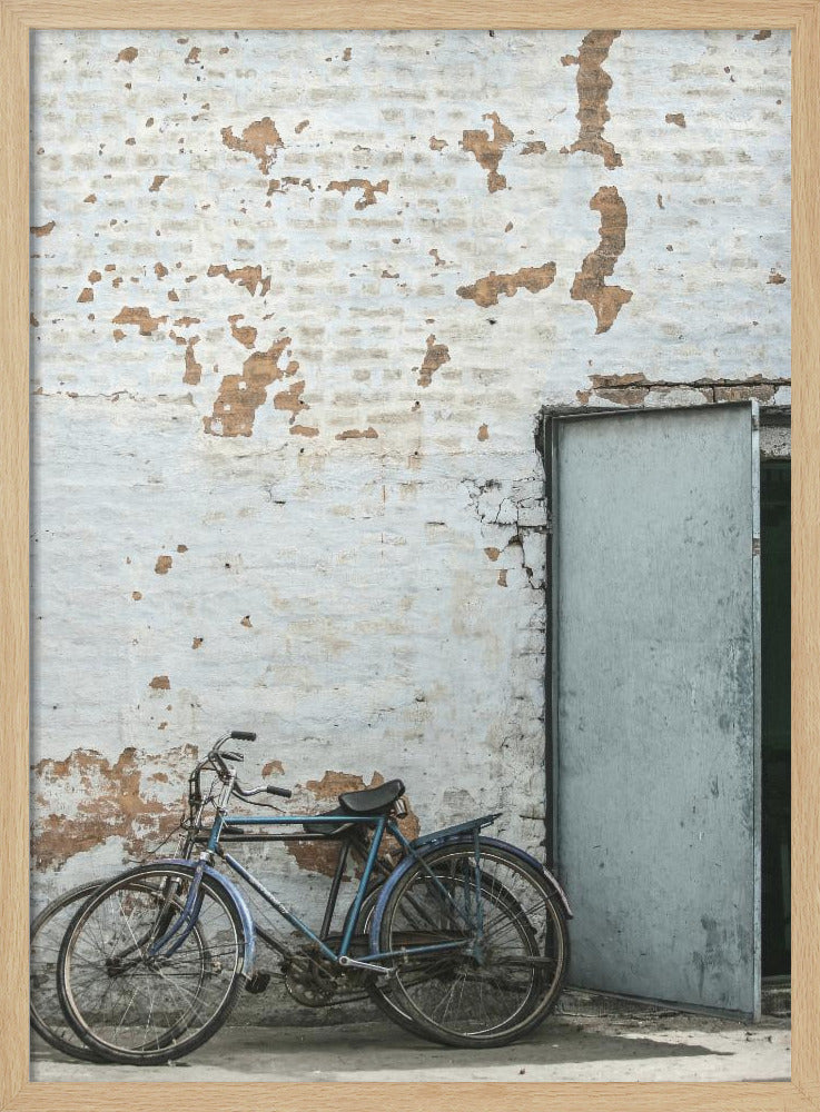 Rustieke fietsscène | Poster