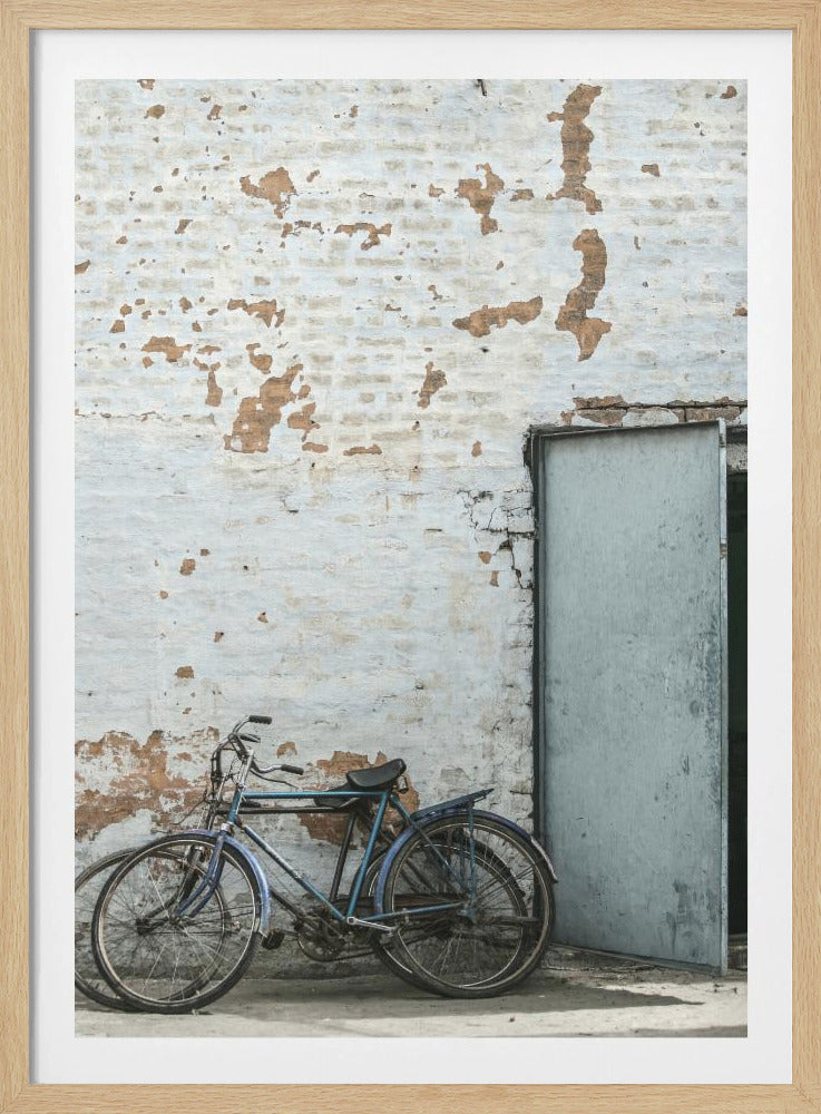 Rustieke fietsscène | Poster