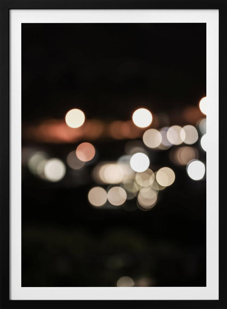 Stadslichten vervagen | Poster