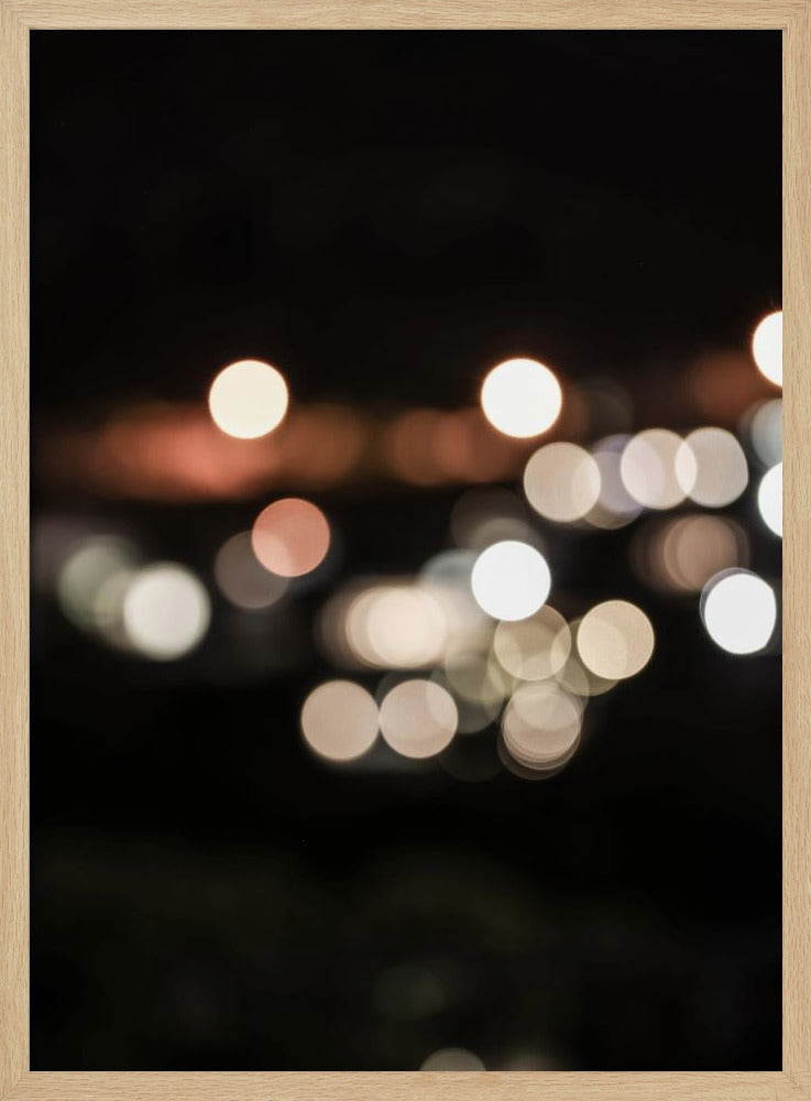Stadslichten vervagen | Poster