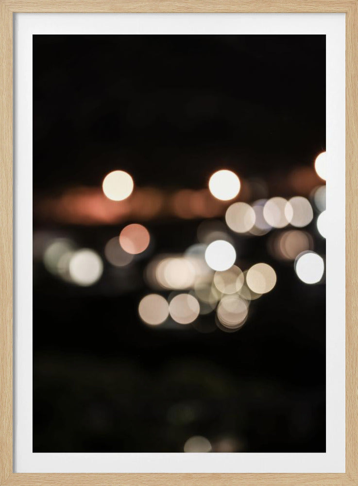 Stadslichten vervagen | Poster