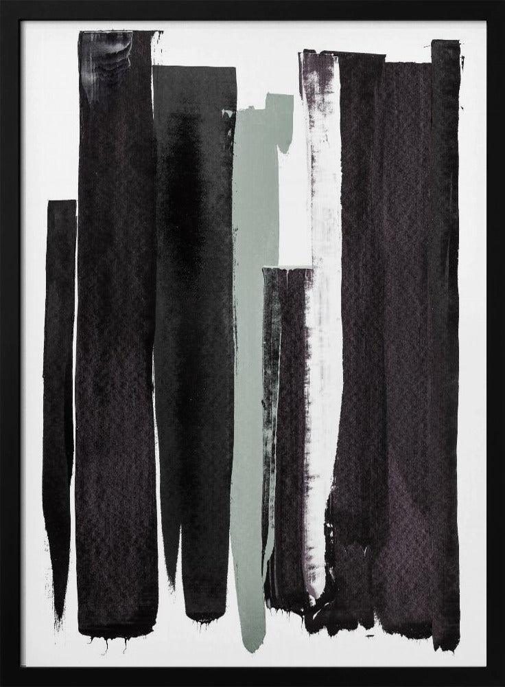 Monochrome strepen | Poster