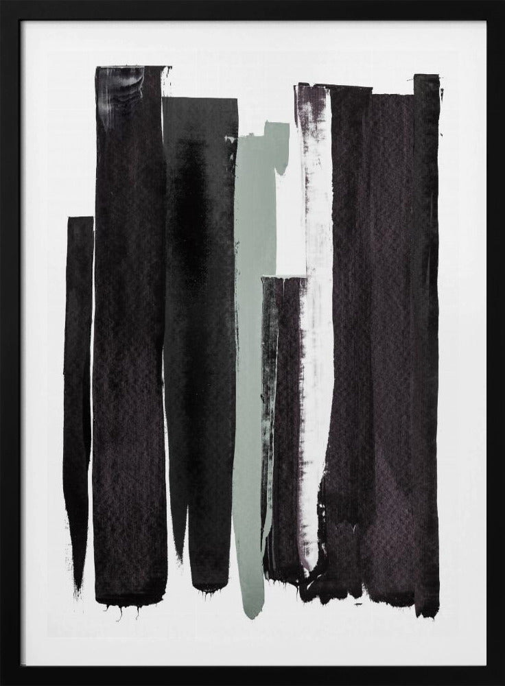 Monochrome strepen | Poster