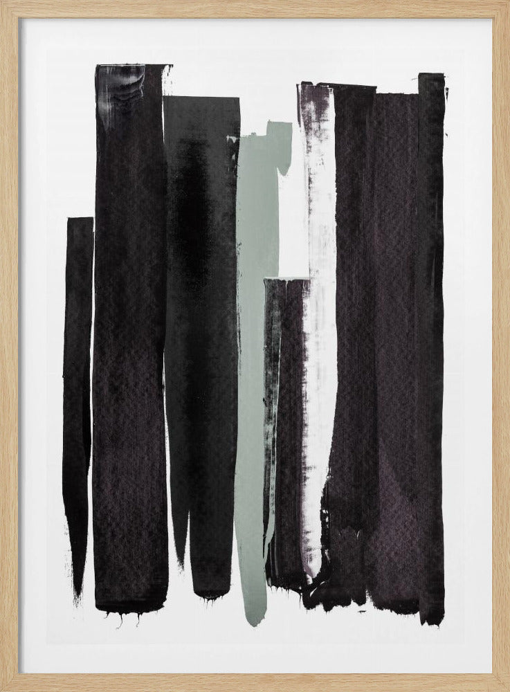 Monochrome strepen | Poster