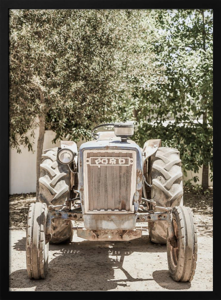 Ruige tractorscène | Poster
