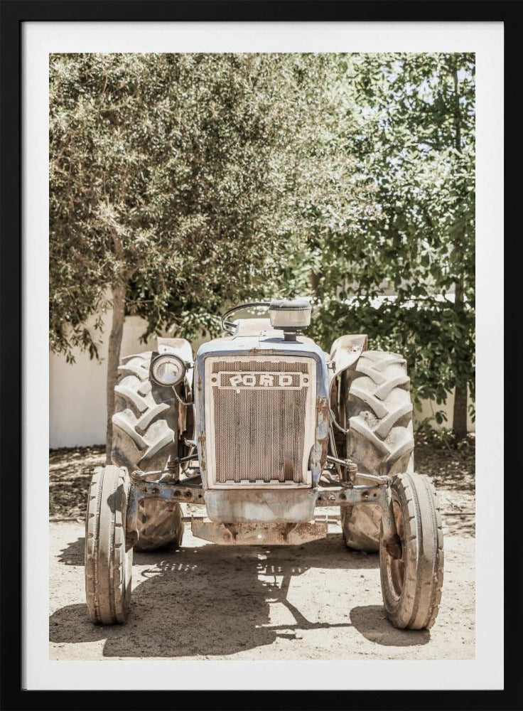 Ruige tractorscène | Poster