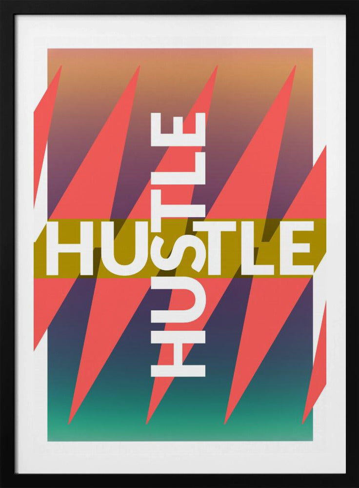 Kleurrijke drukte | Poster