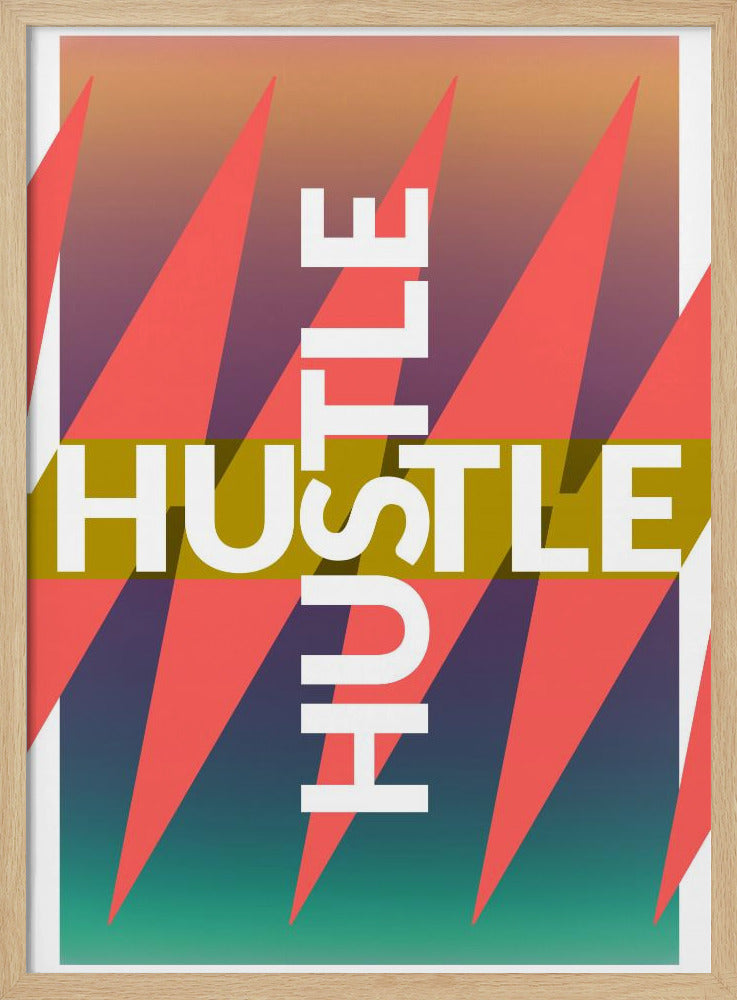 Kleurrijke drukte | Poster