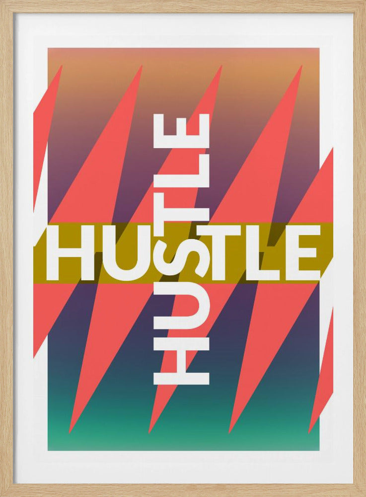 Kleurrijke drukte | Poster