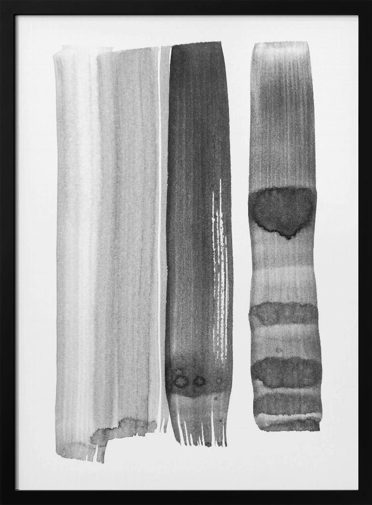 Monochrome strepen | Poster
