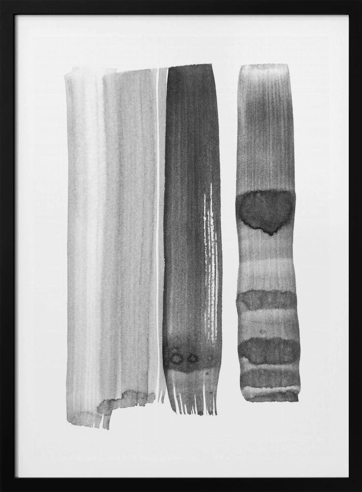 Monochrome strepen | Poster