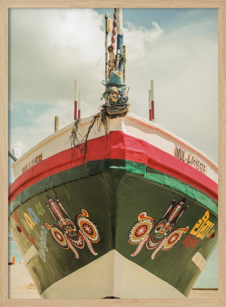 Levendige scheepsgevel | Poster