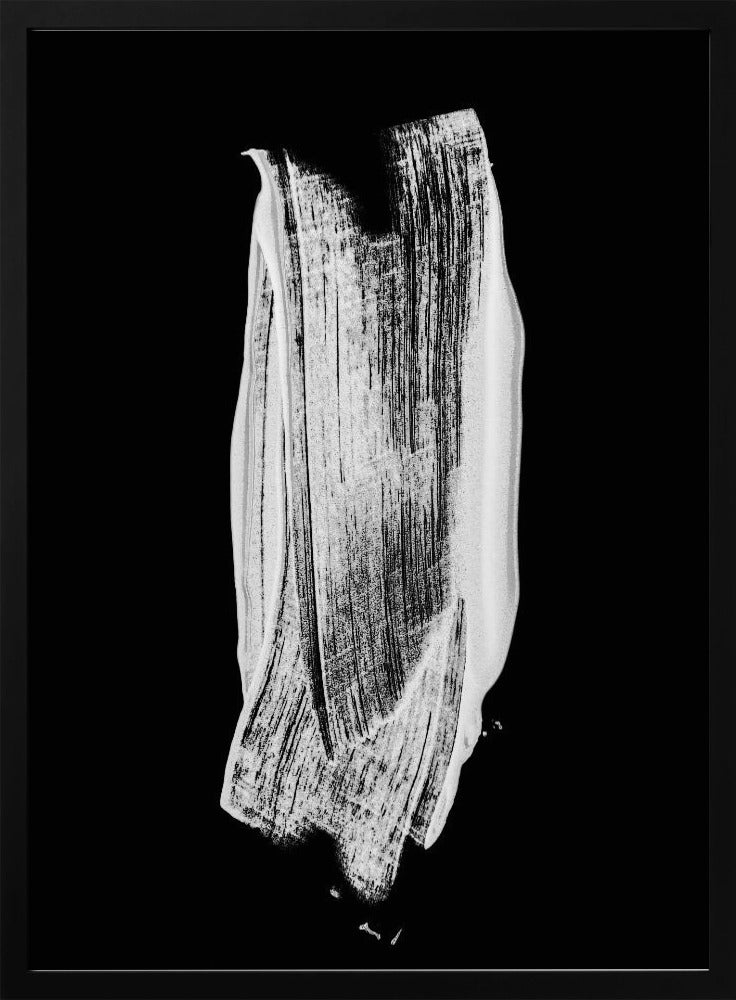 Monochrome Brushstroke | Poster