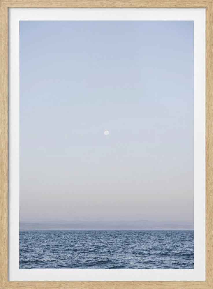 Maanverlichte horizon | Poster