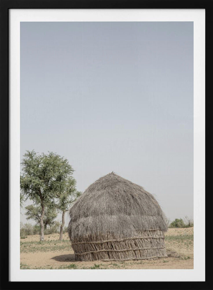 Grass Hut Serenity | Poster