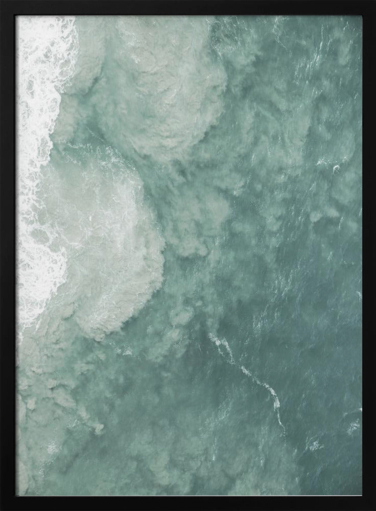 De zachte werveling van de oceaan | Poster