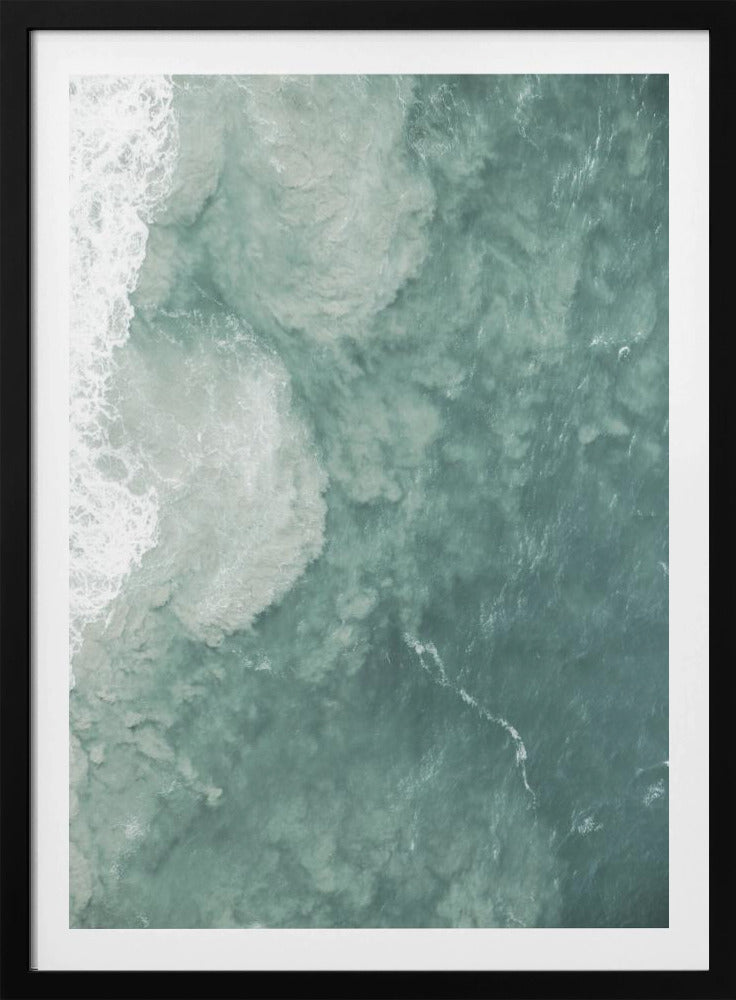 De zachte werveling van de oceaan | Poster