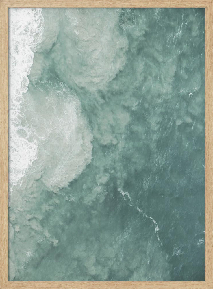 De zachte werveling van de oceaan | Poster
