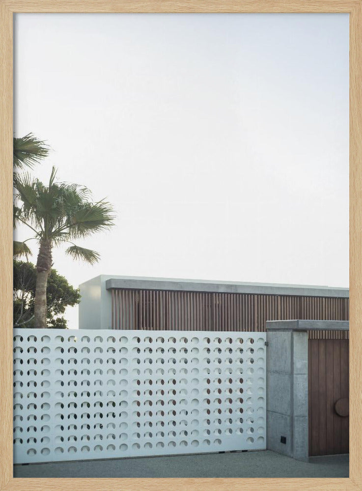 Modern oase-uitzicht | Poster