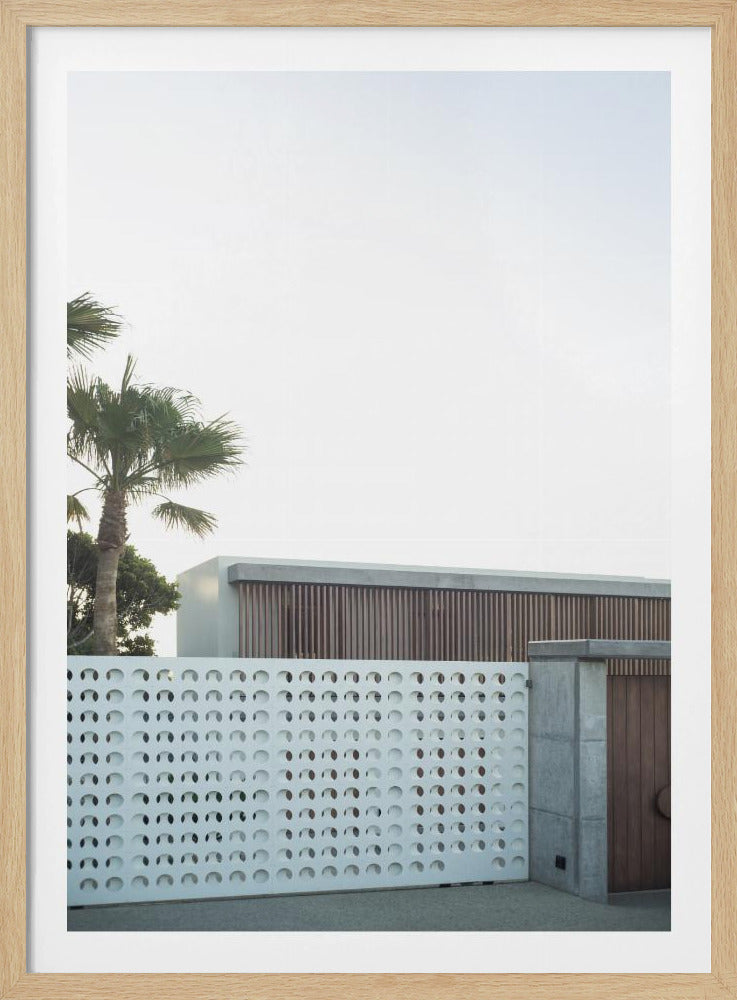 Modern oase-uitzicht | Poster