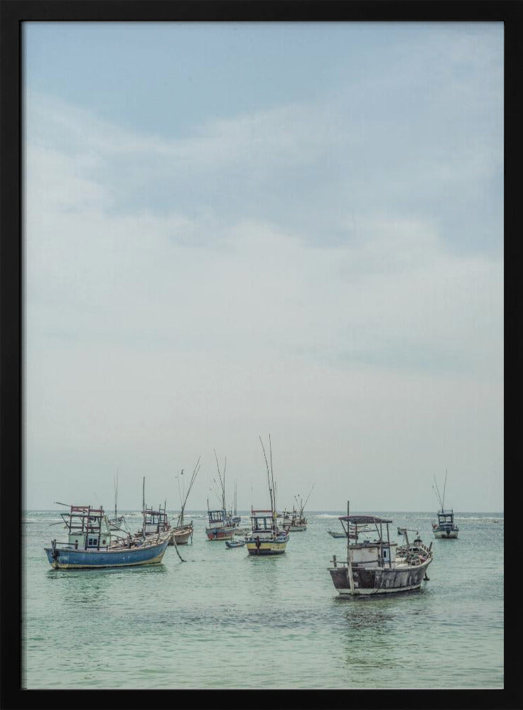 Rustige zeeschepen | Poster