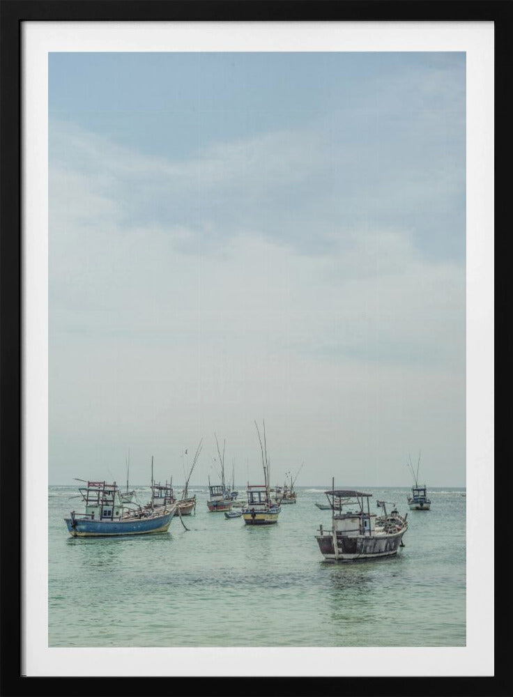Rustige zeeschepen | Poster
