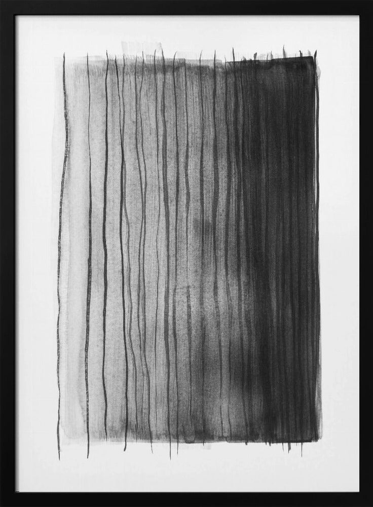 Monochrome lijnen | Poster