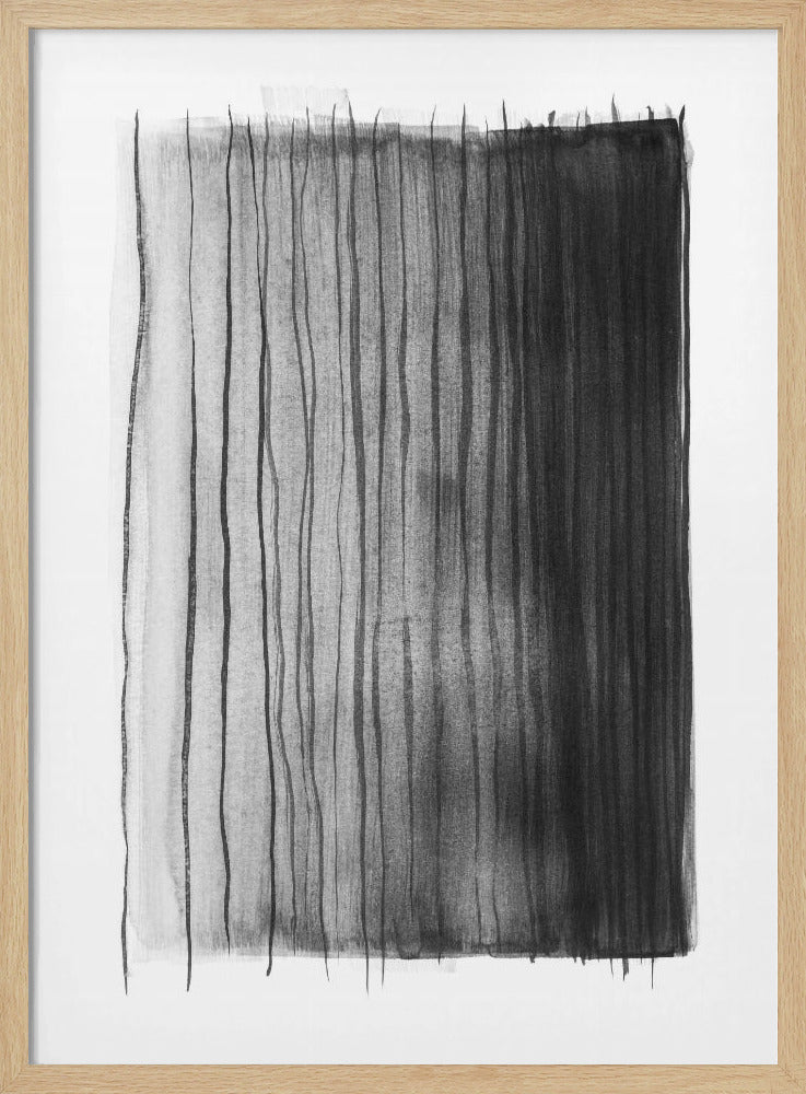 Monochrome lijnen | Poster