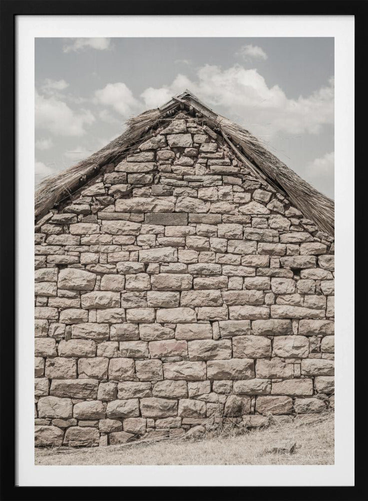 Stenen daklandschap | Poster