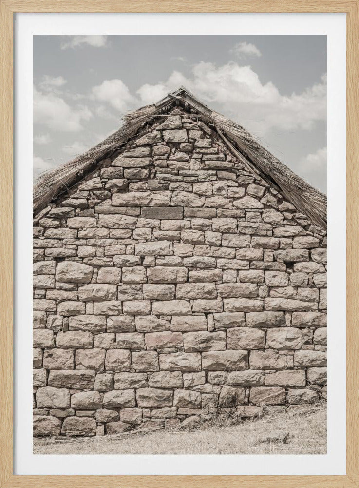 Stenen daklandschap | Poster
