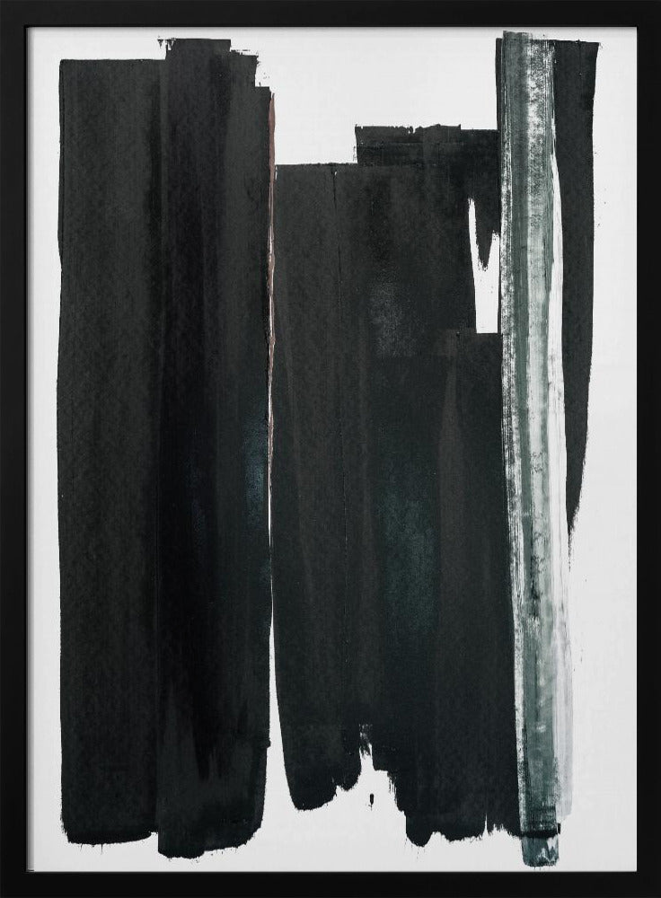 Monochrome strepen | Poster