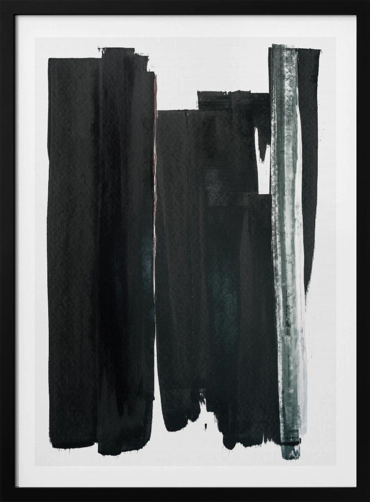 Monochrome strepen | Poster