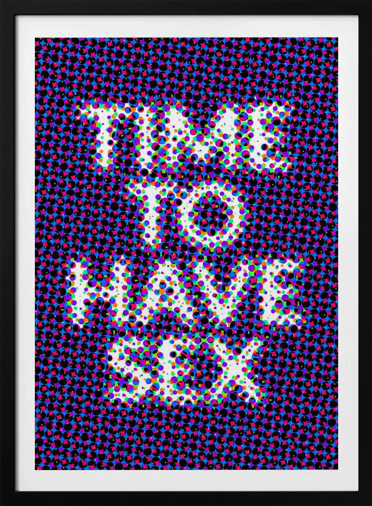 Psychedelische boodschap | Poster