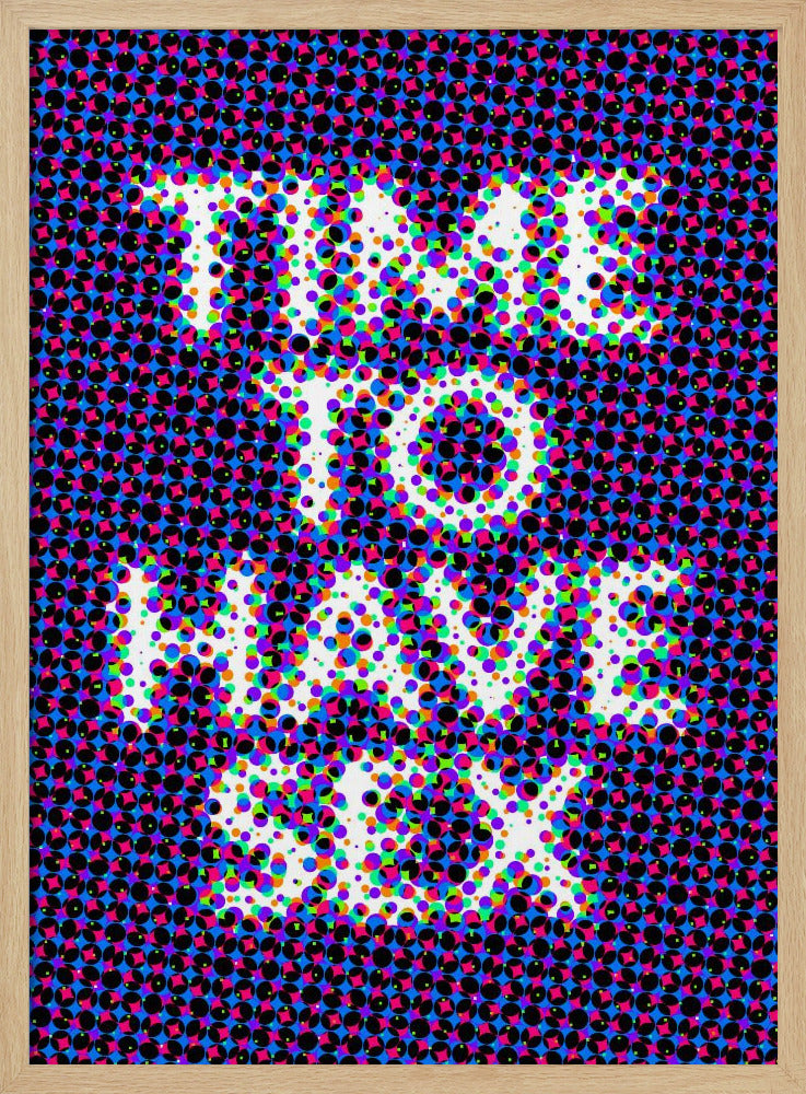 Psychedelische boodschap | Poster