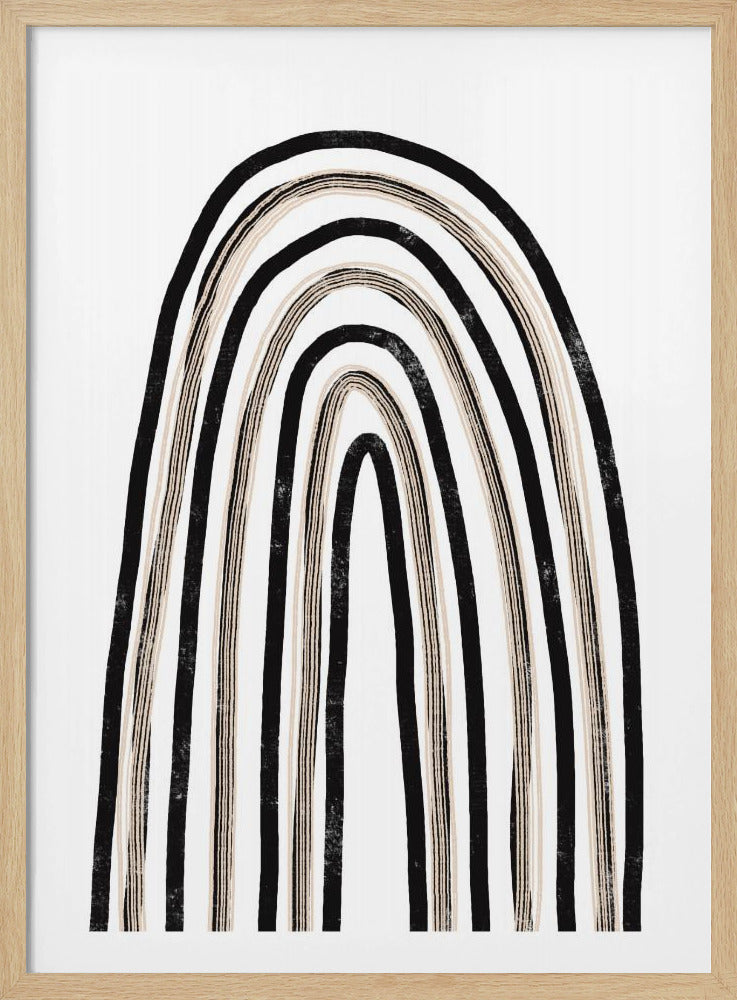 Monochrome bogen | Poster