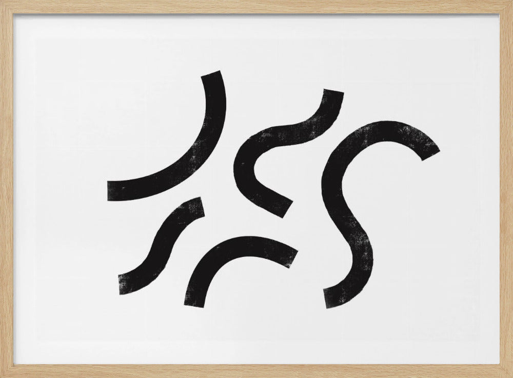 Gebogen ritmes | Poster
