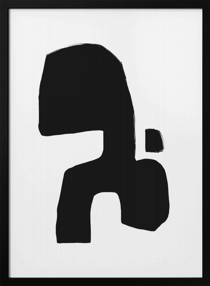 Monochroom silhouet | Poster