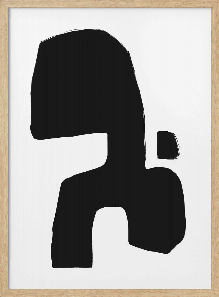 Monochroom silhouet | Poster