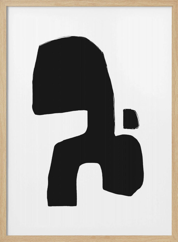 Monochroom silhouet | Poster